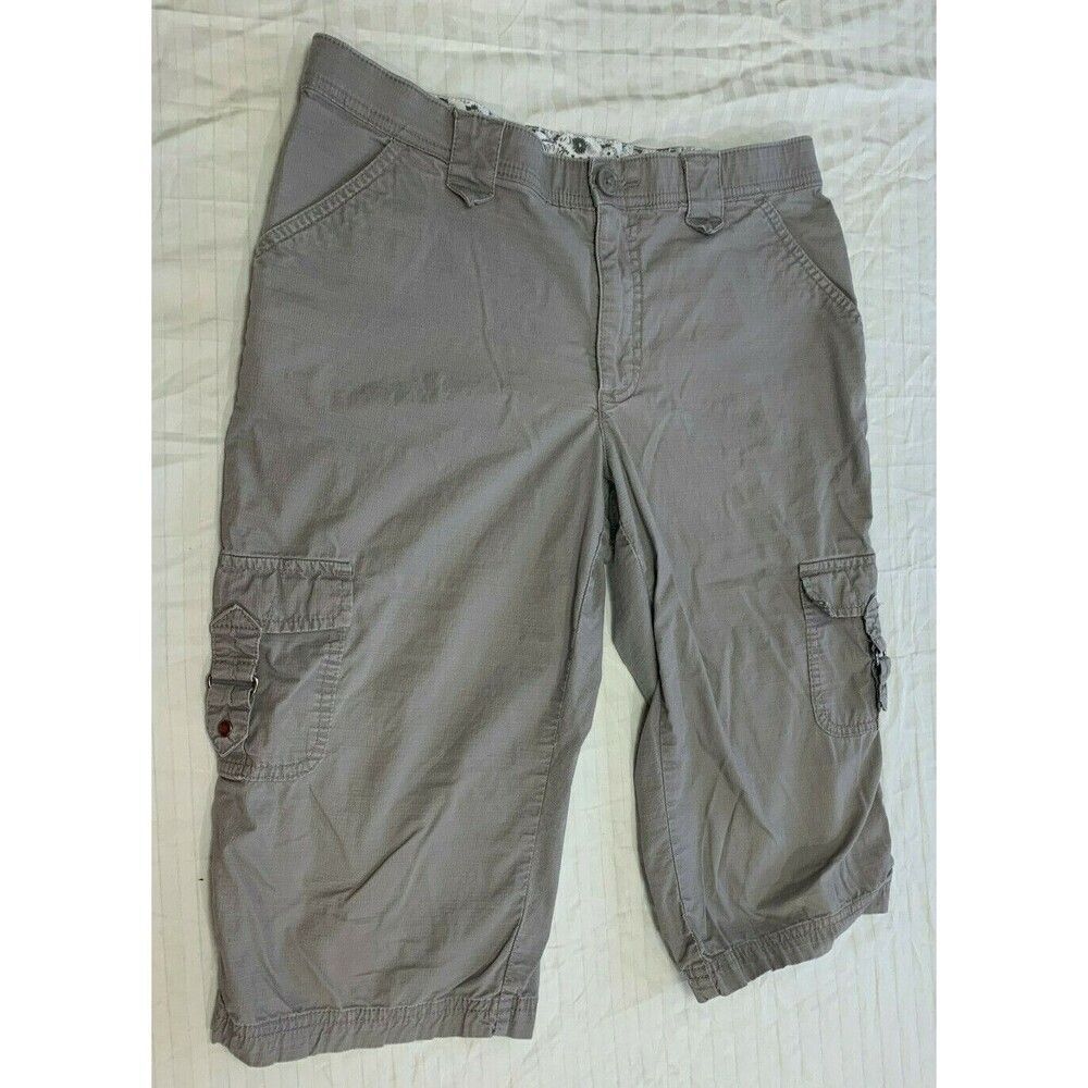 LEE WOMENS CARGO CAPRIS PANTS SIZE 8P